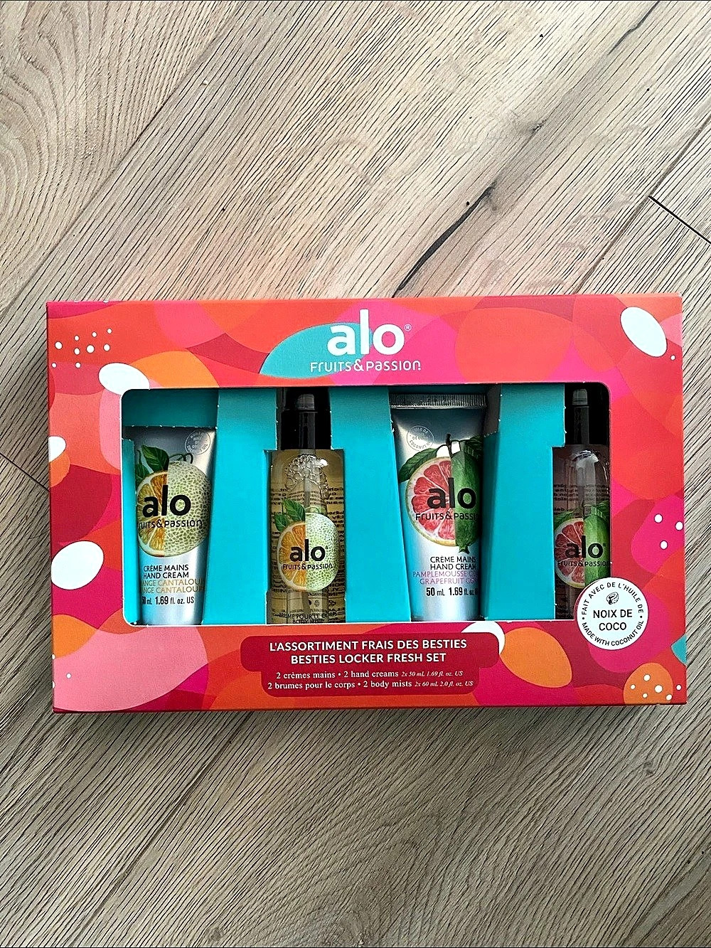 Alo Fruits & Passion Besties Locker Fresh Set Body Wash Gift Set NWT